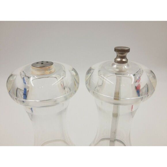 OLDE Thompson Carbon Steel Lucite Salt or Pepper mill grinder 7" - Picture 4 of 5